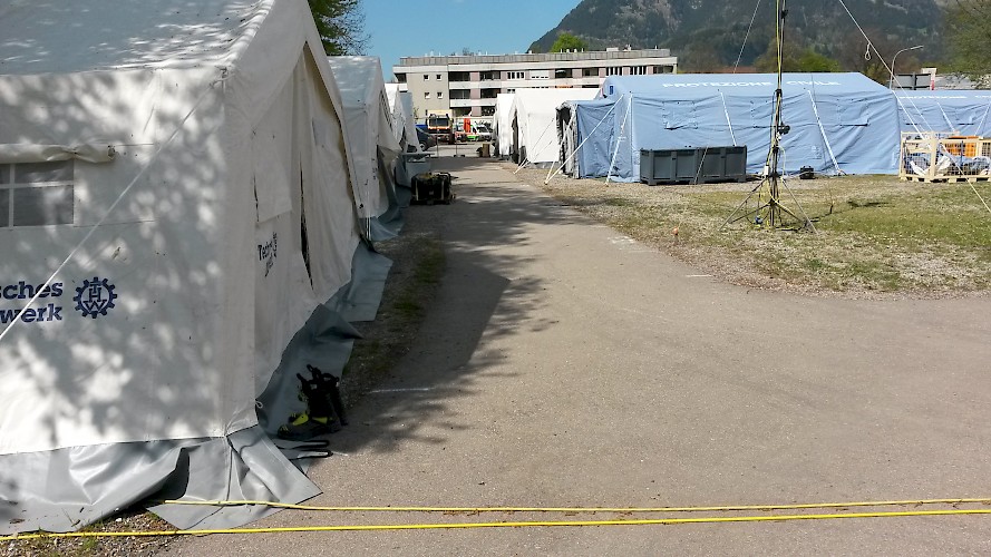 Tornado in Tukastan: Übungs-Szenario für 250 Einsatzkräfte in Sonthofen