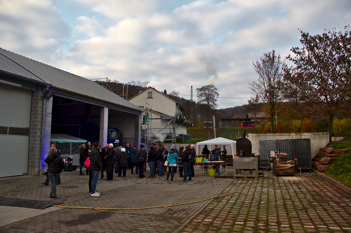 Richtfest der Fördervereinsgarage