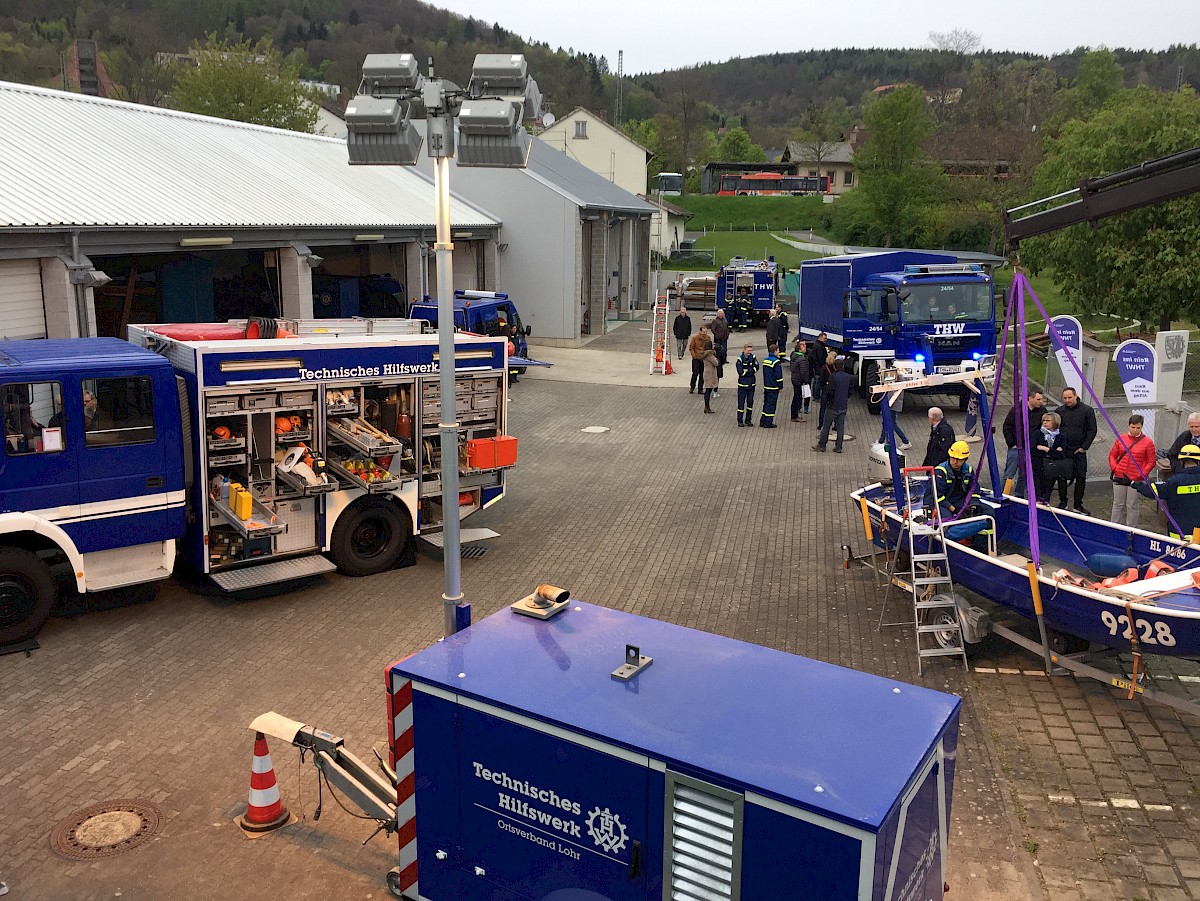 Lions Club Lohr - Marktheidenfeld zu Gast beim THW OV Lohr a. Main
