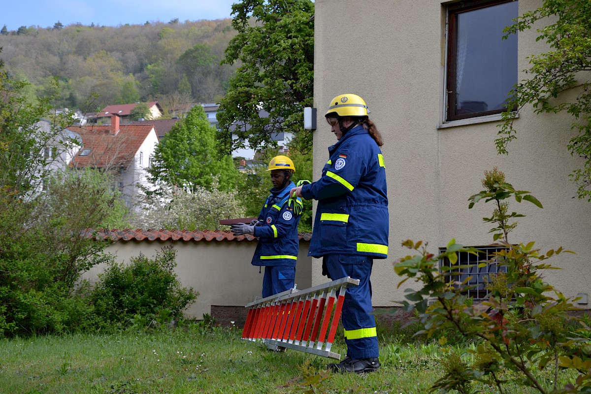 BRK und THW Lohr verzahnen Technische und Medizinische Rettung