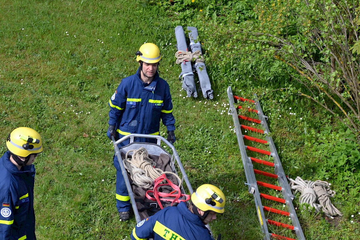 BRK und THW Lohr verzahnen Technische und Medizinische Rettung