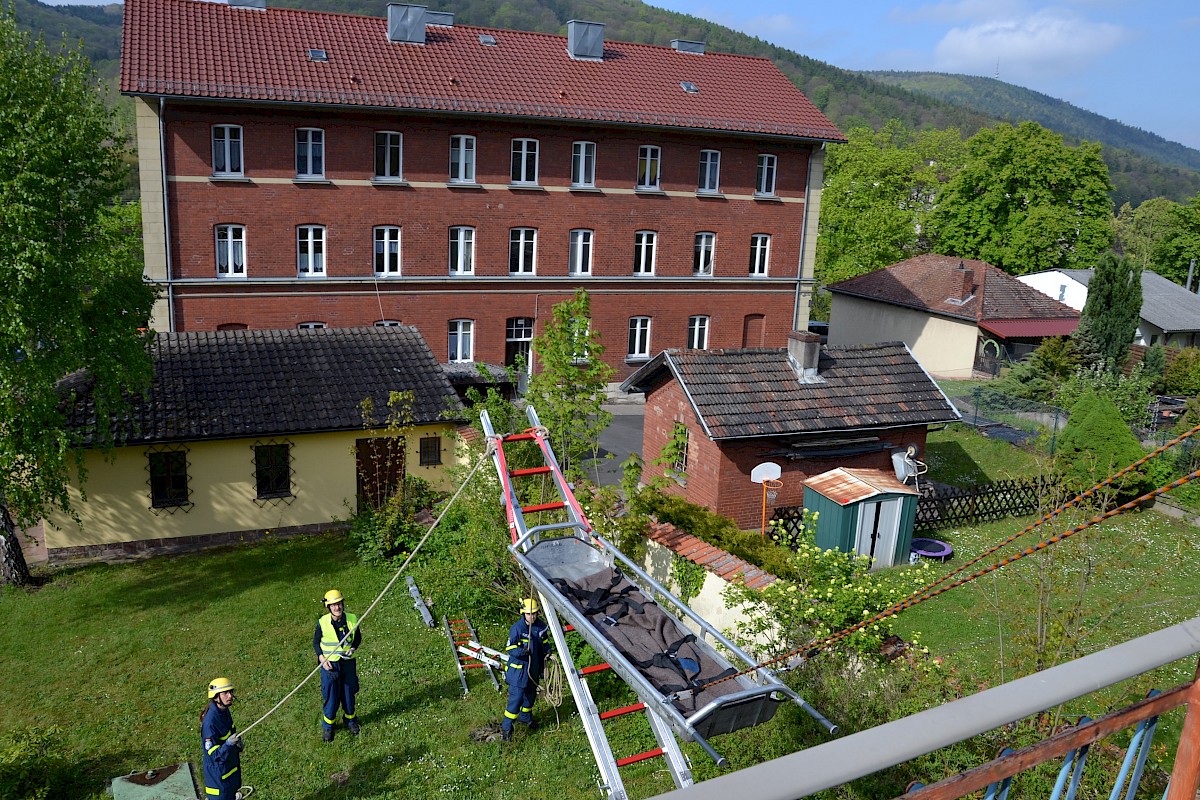 BRK und THW Lohr verzahnen Technische und Medizinische Rettung