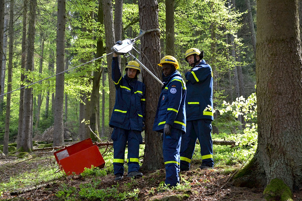 BRK und THW Lohr verzahnen Technische und Medizinische Rettung