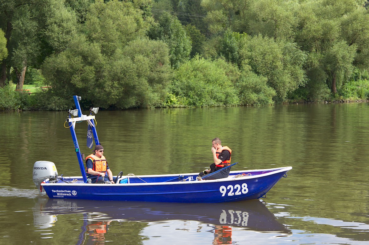 Voller Hof beim THW Lohr: Mehrere Ausbildungen und Gästegruppen beschäftigen den Ortsverband Lohr am ersten August-Samstag