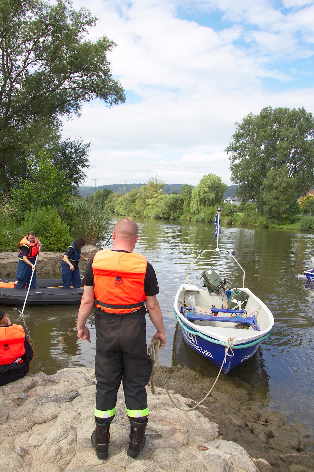 Voller Hof beim THW Lohr: Mehrere Ausbildungen und Gästegruppen beschäftigen den Ortsverband Lohr am ersten August-Samstag