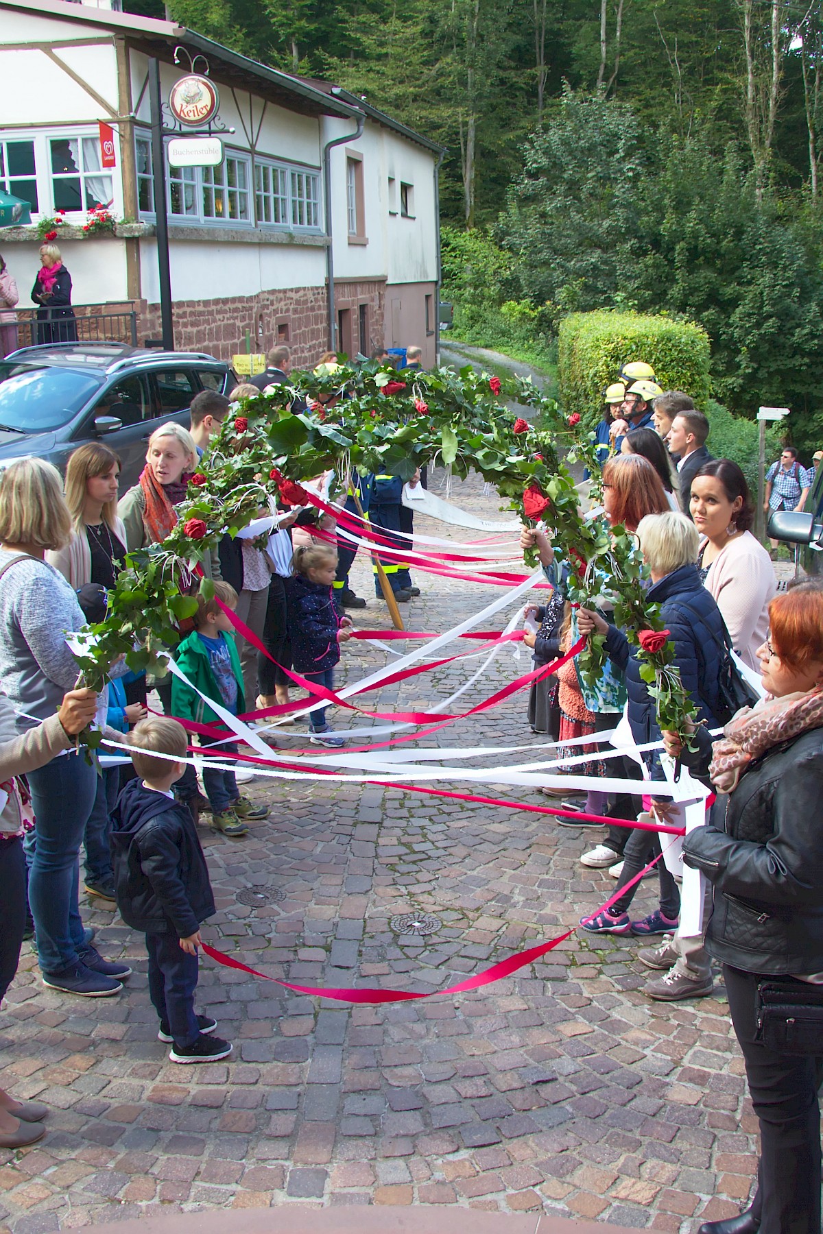 Hochzeit des Helfers Kevin Hecht
