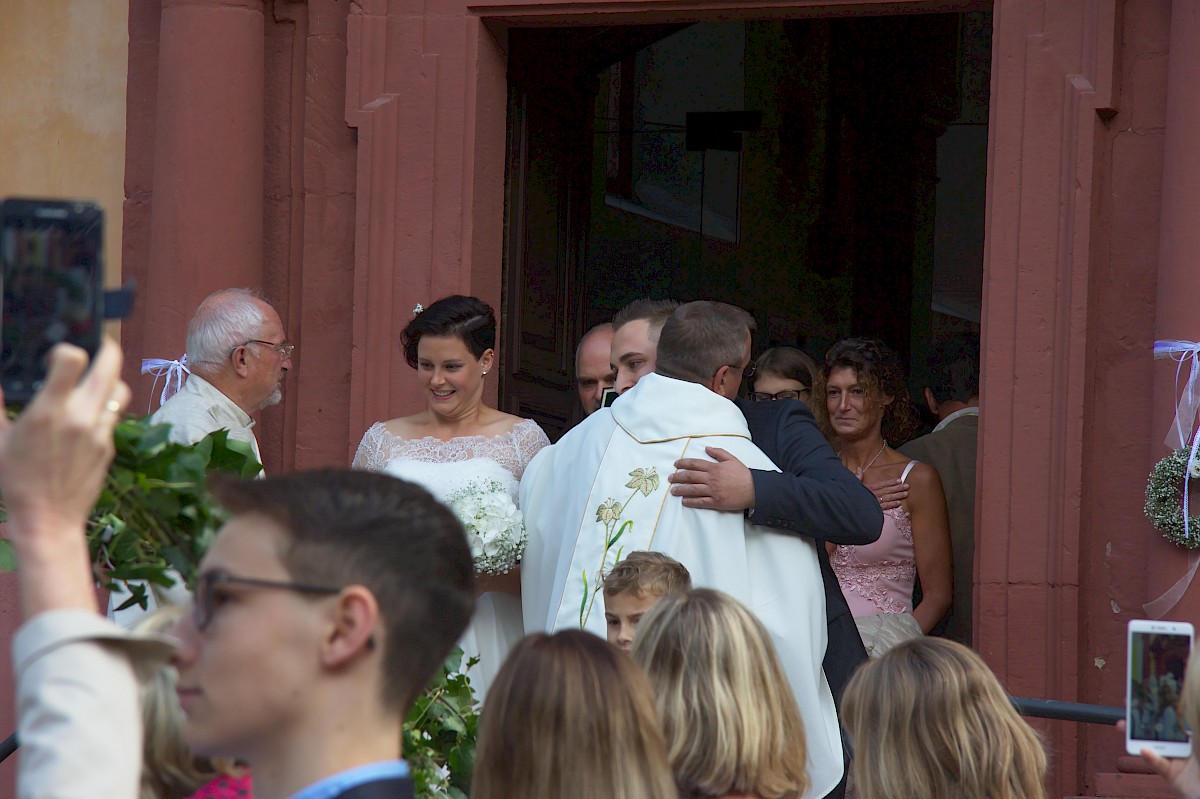 Hochzeit des Helfers Kevin Hecht