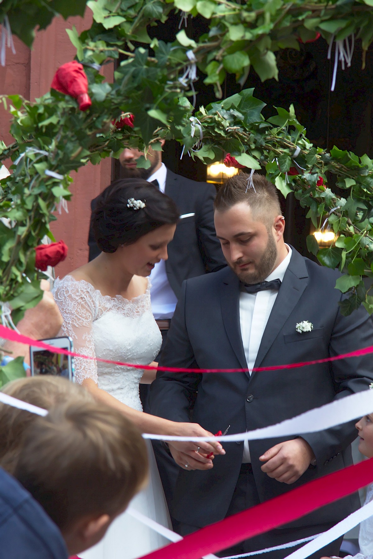 Hochzeit des Helfers Kevin Hecht