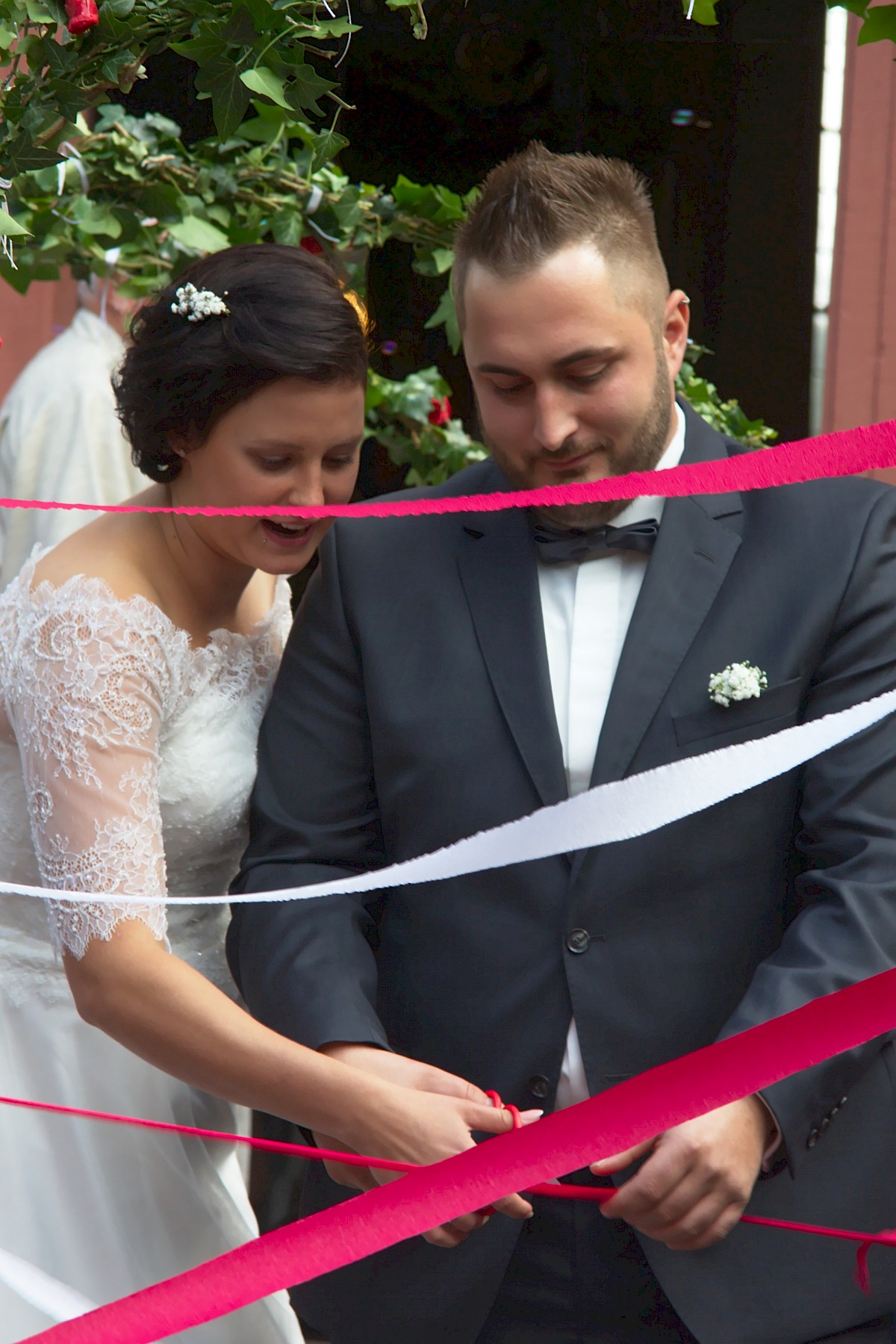 Hochzeit des Helfers Kevin Hecht