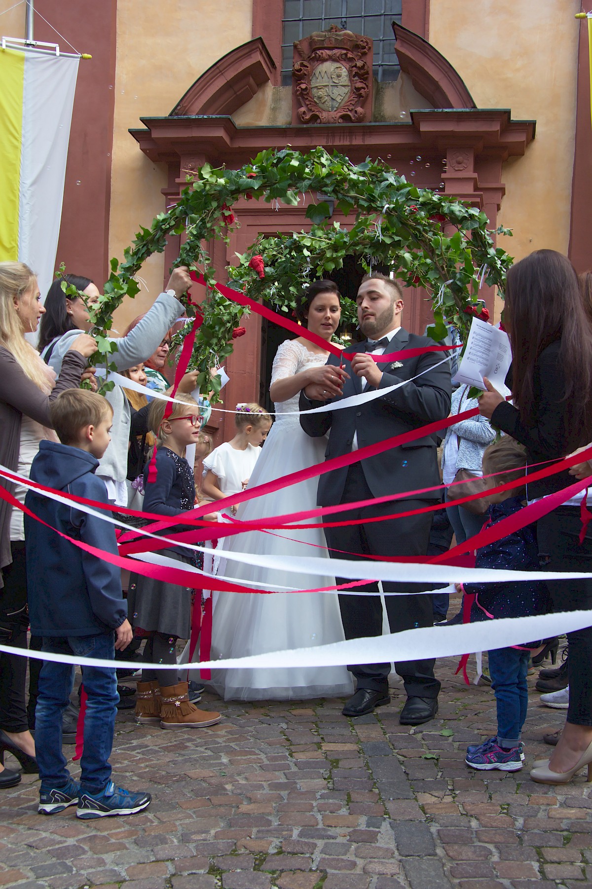 Hochzeit des Helfers Kevin Hecht