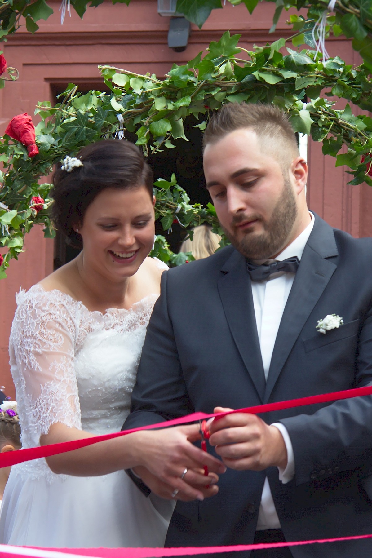 Hochzeit des Helfers Kevin Hecht
