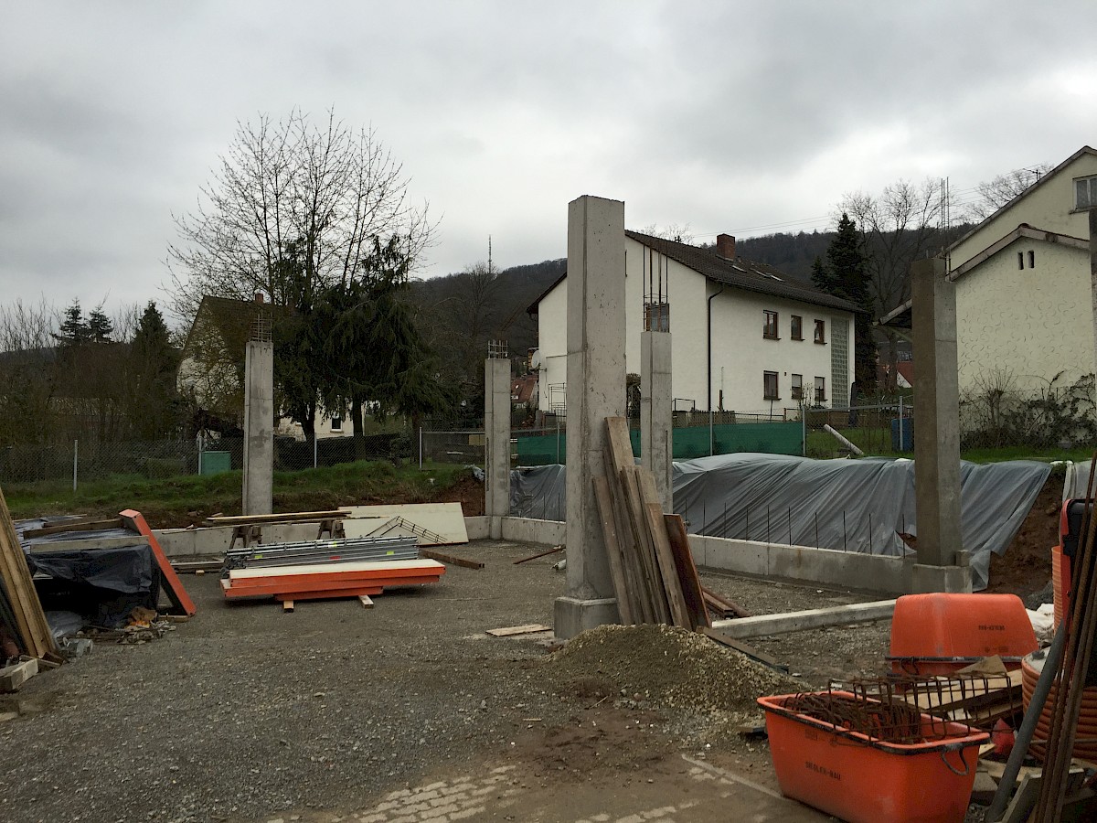 Übergabe der vom Förderverein erstellten Garage an den THW Ortsverband Lohr