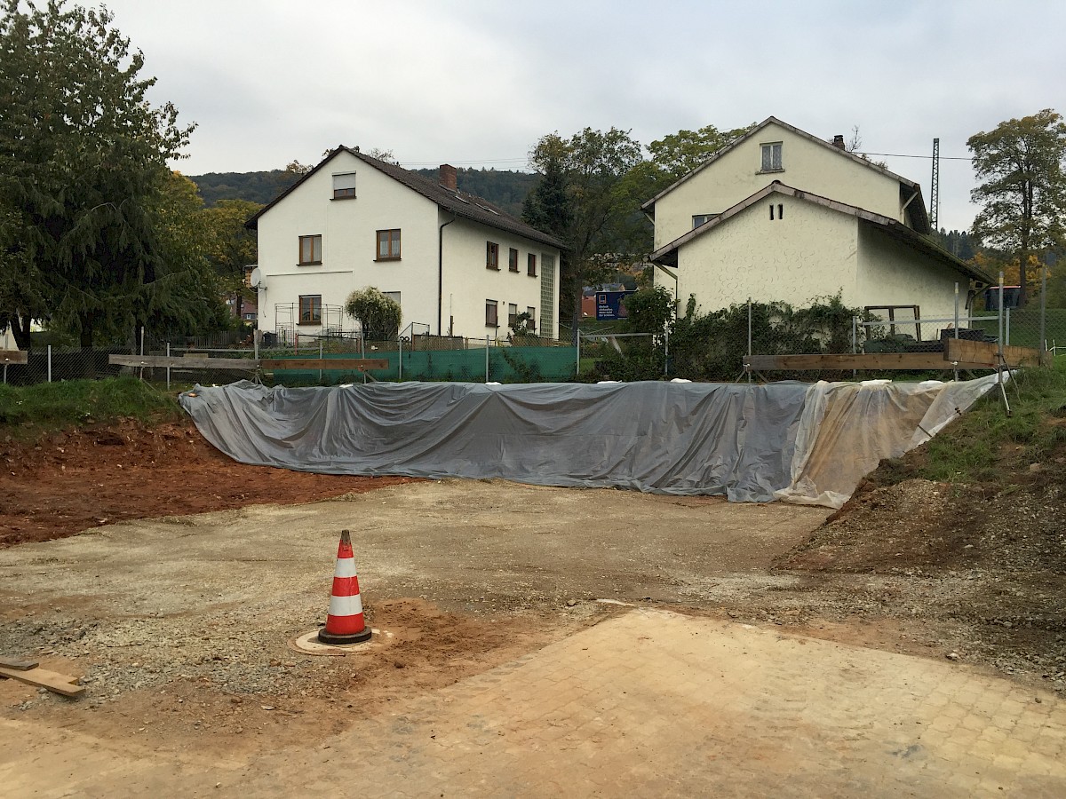 Übergabe der vom Förderverein erstellten Garage an den THW Ortsverband Lohr