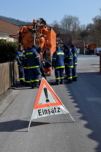 Stau im Kanal, Einsatzoption für das THW Lohr