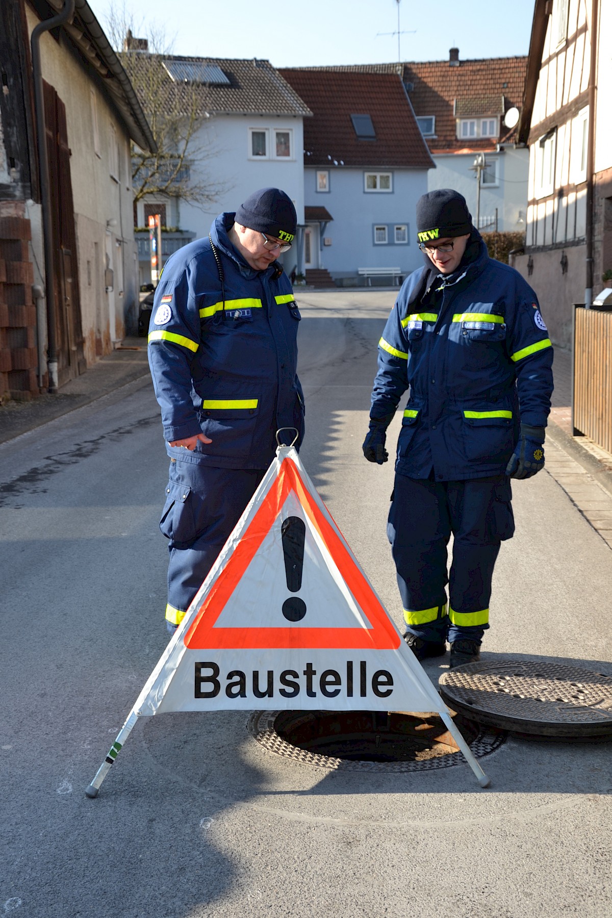 Verstopfter Kanal, Einsatzoption für das THW Lohr