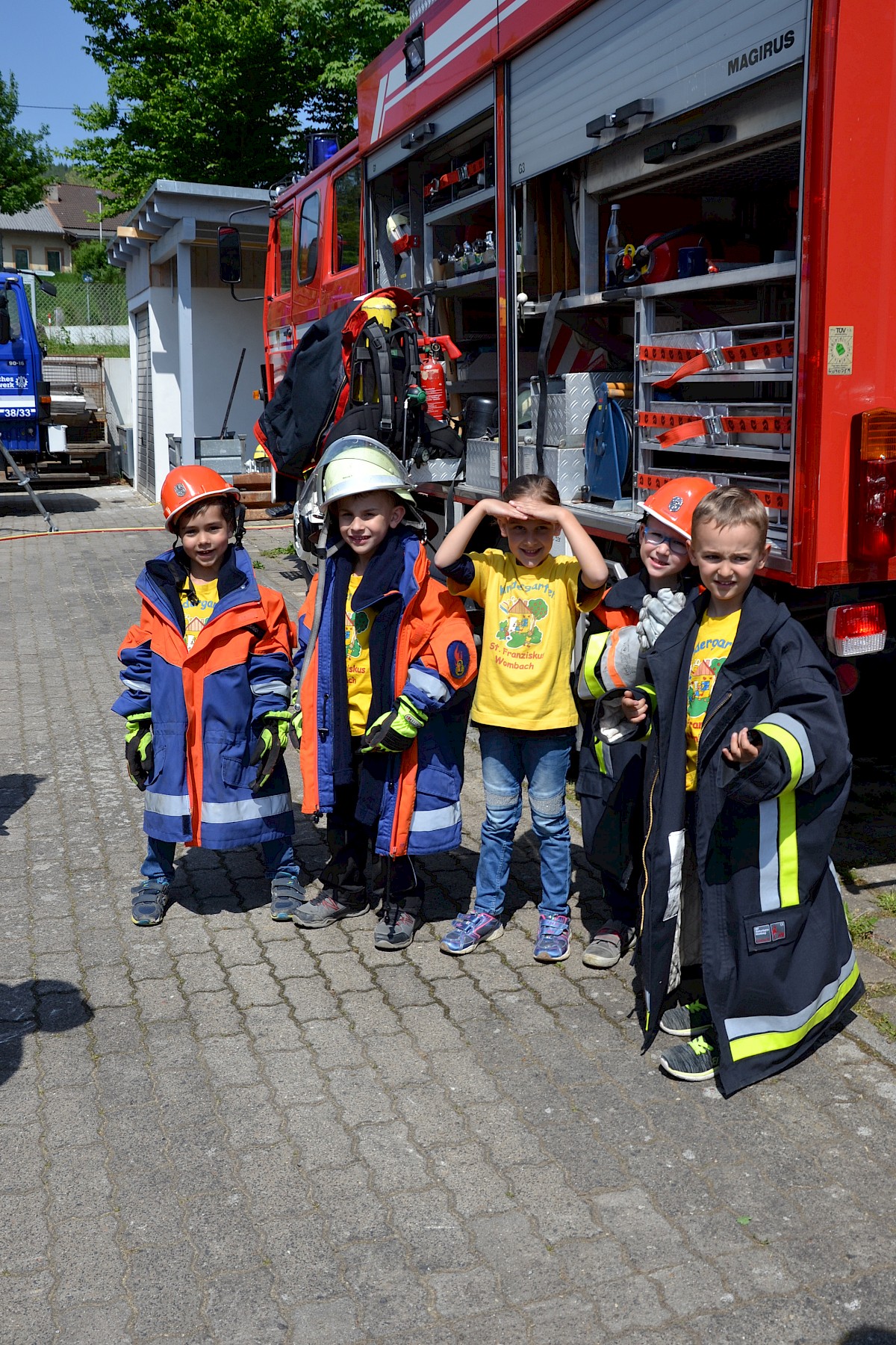 Raus aus dem Alltag Rein ins THW für die Vorschüler der Lohrer Kindergärten