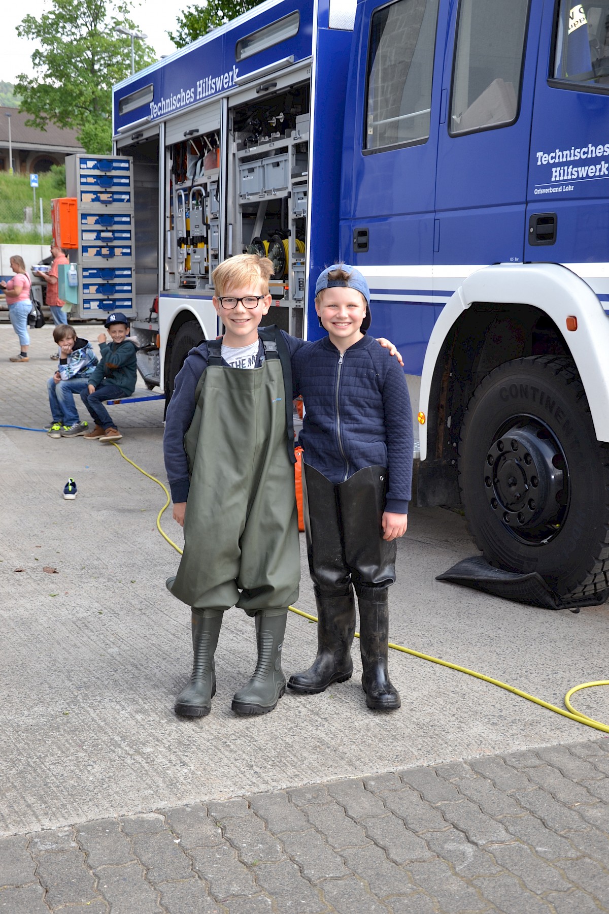 Kinderuni Steinfeld zu Gast beim THW Lohr