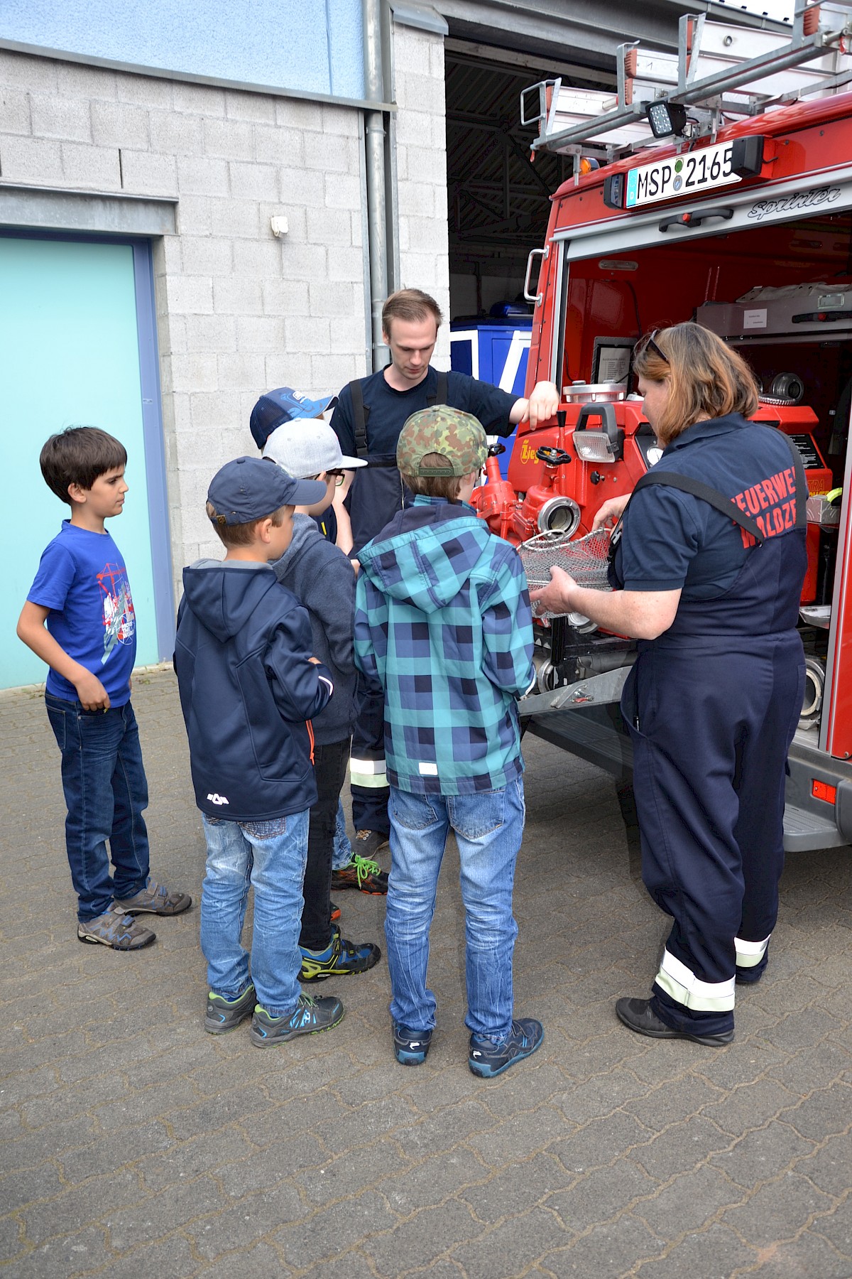 Kinderuni Steinfeld zu Gast beim THW Lohr