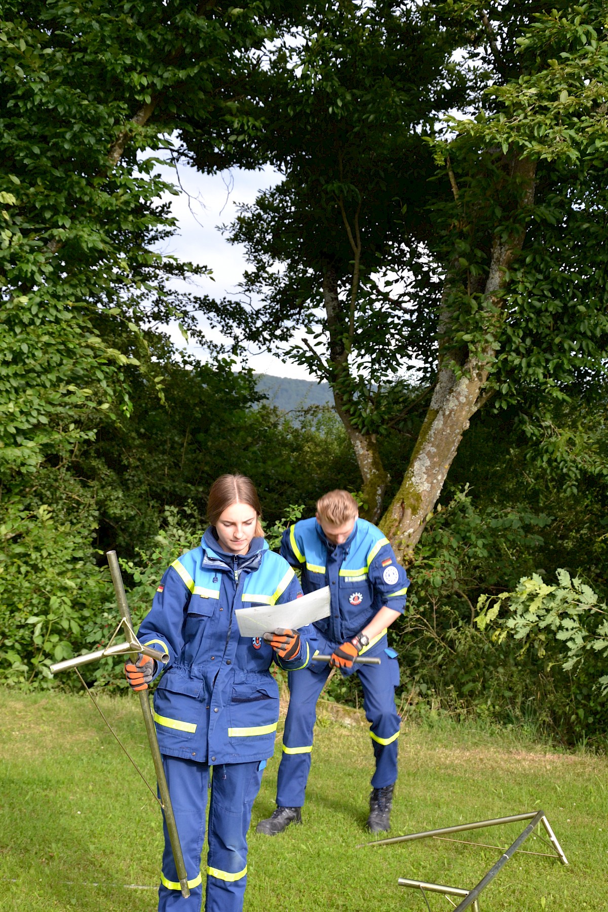 3 Tages Übung des THW Lohr in Burgsinn