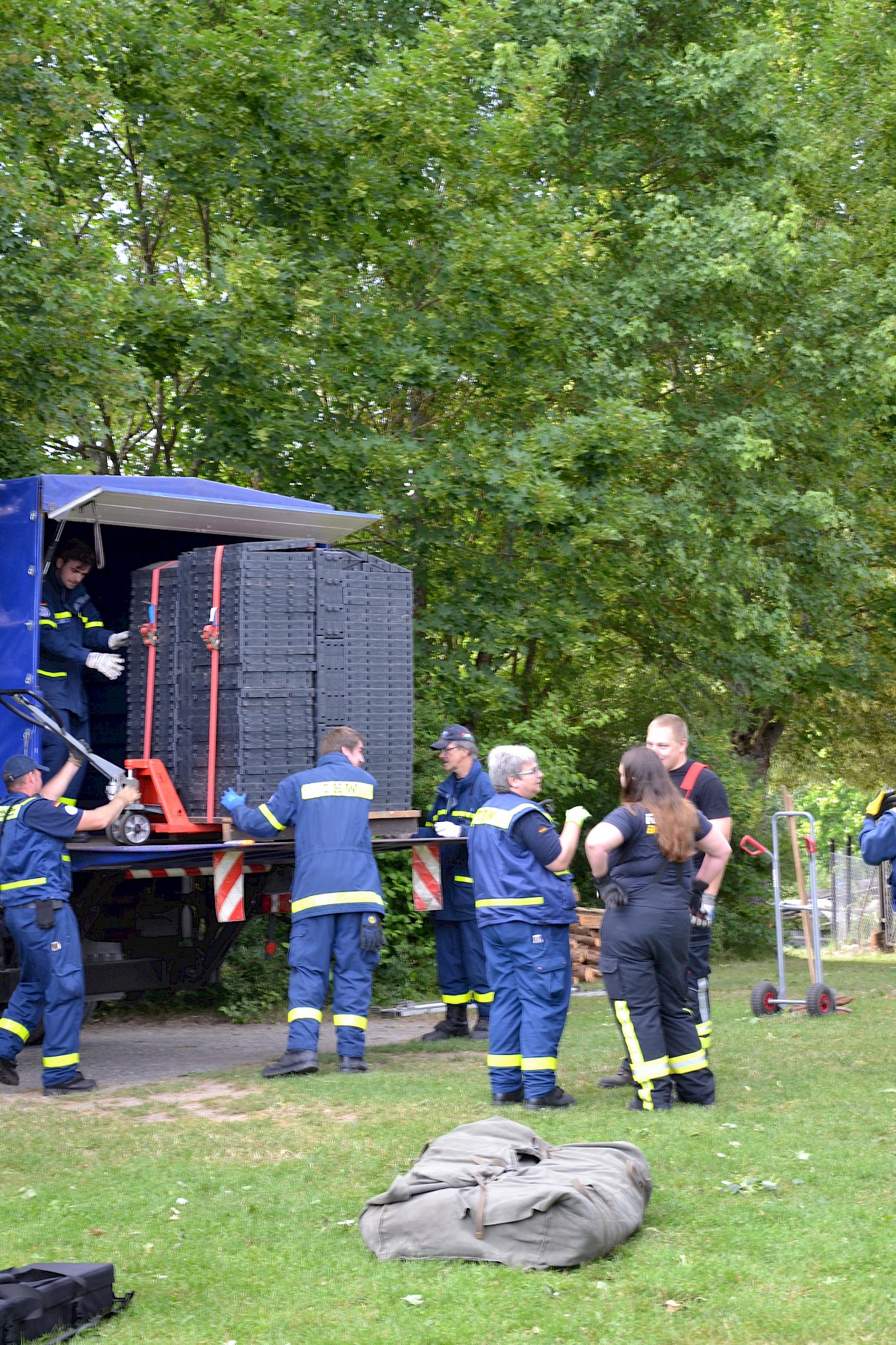 3 Tages Übung des THW Lohr in Burgsinn