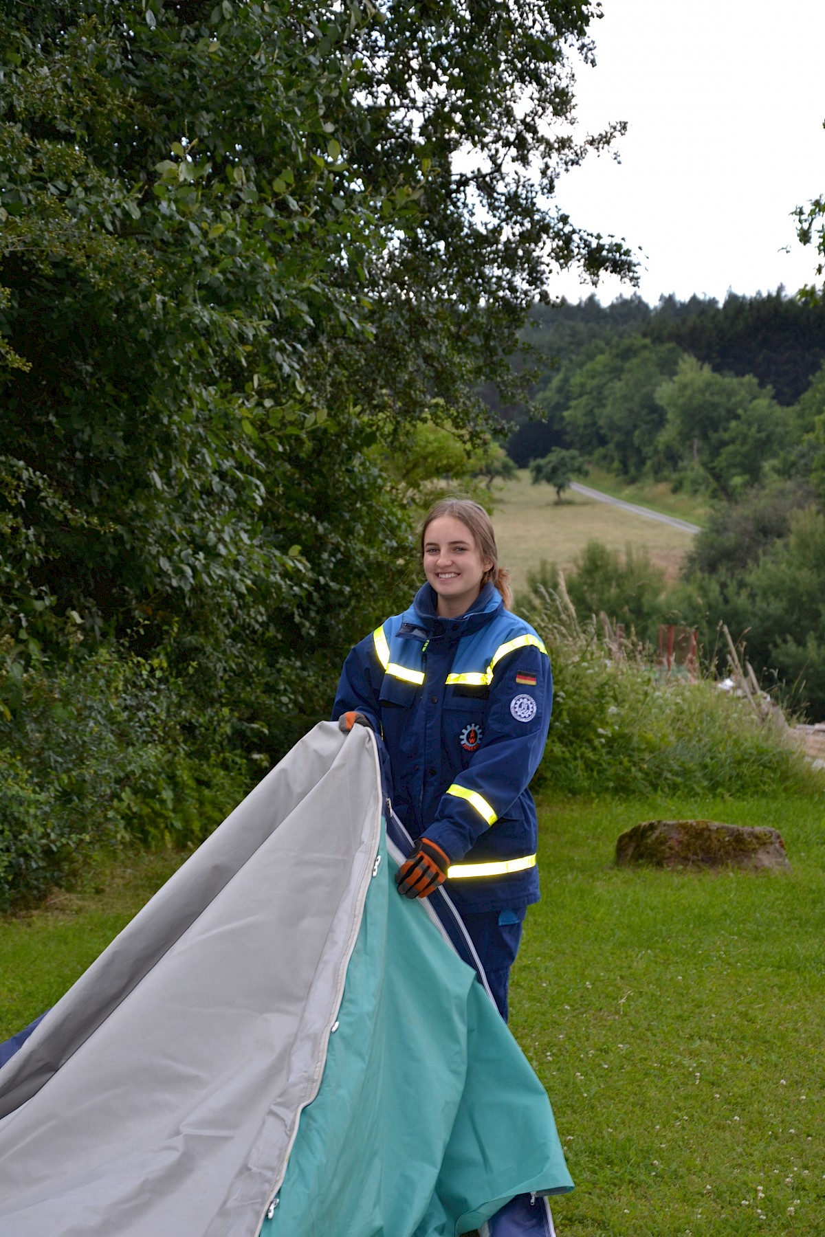 3 Tages Übung des THW Lohr in Burgsinn