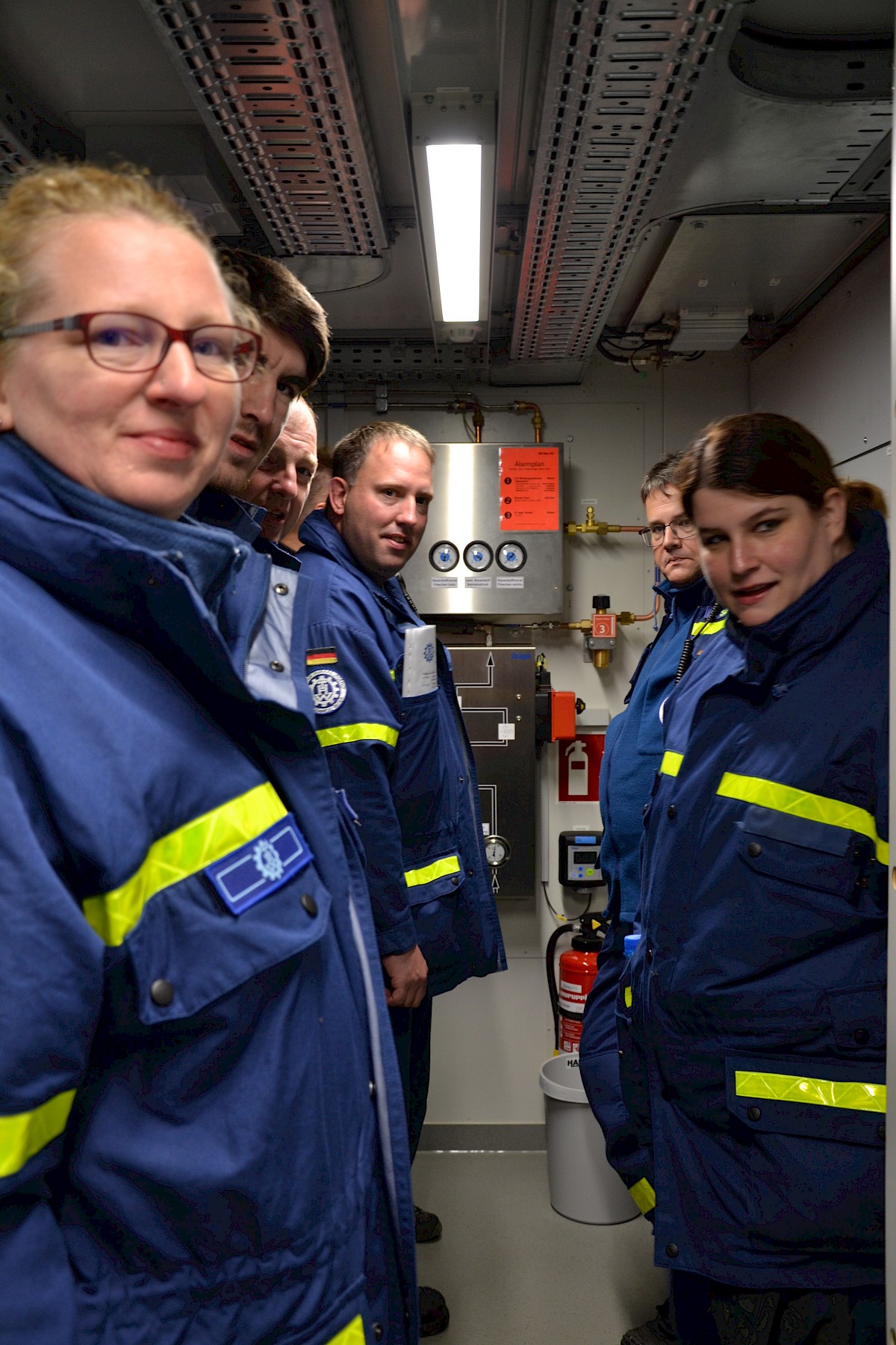 Ausbildung am Tunnelrettungszug der DB AG im Rahmen der Dreitagesübung