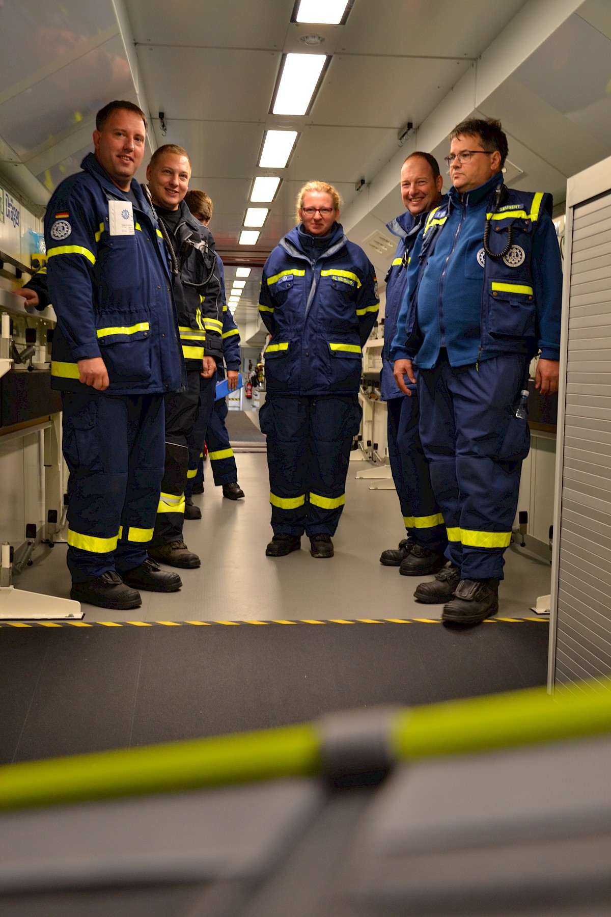 Ausbildung am Tunnelrettungszug der DB AG im Rahmen der Dreitagesübung