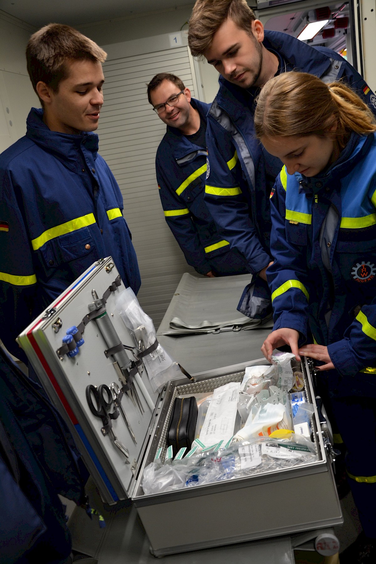 Ausbildung am Tunnelrettungszug der DB AG im Rahmen der Dreitagesübung