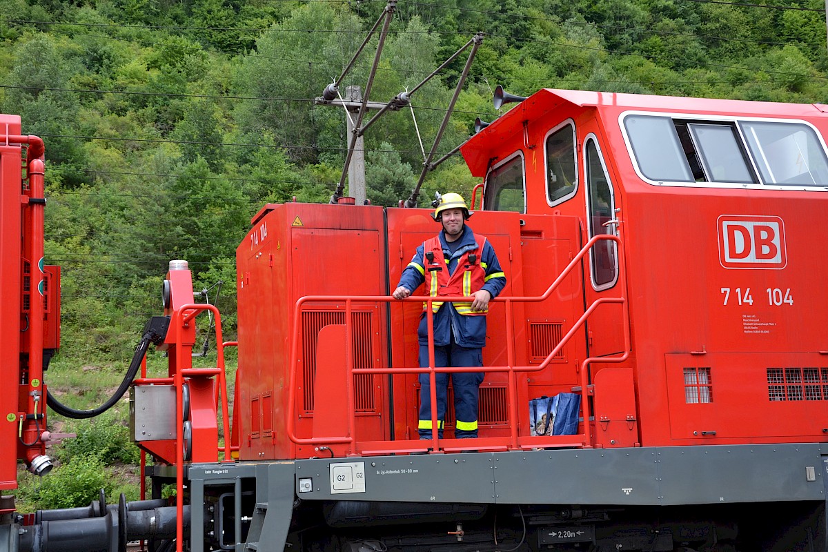 Ausbildung am Tunnelrettungszug der DB AG im Rahmen der Dreitagesübung