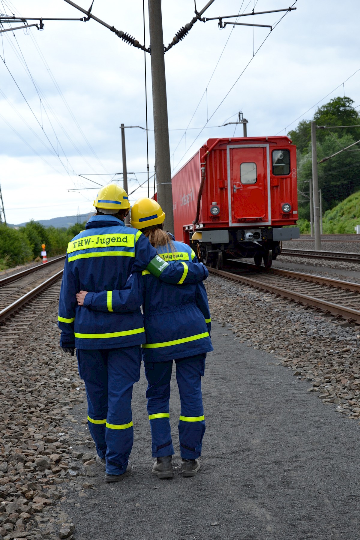 Ausbildung am Tunnelrettungszug der DB AG im Rahmen der Dreitagesübung