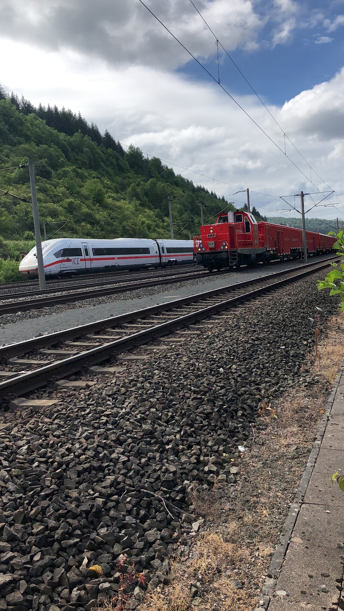 Ausbildung am Tunnelrettungszug der DB AG im Rahmen der Dreitagesübung