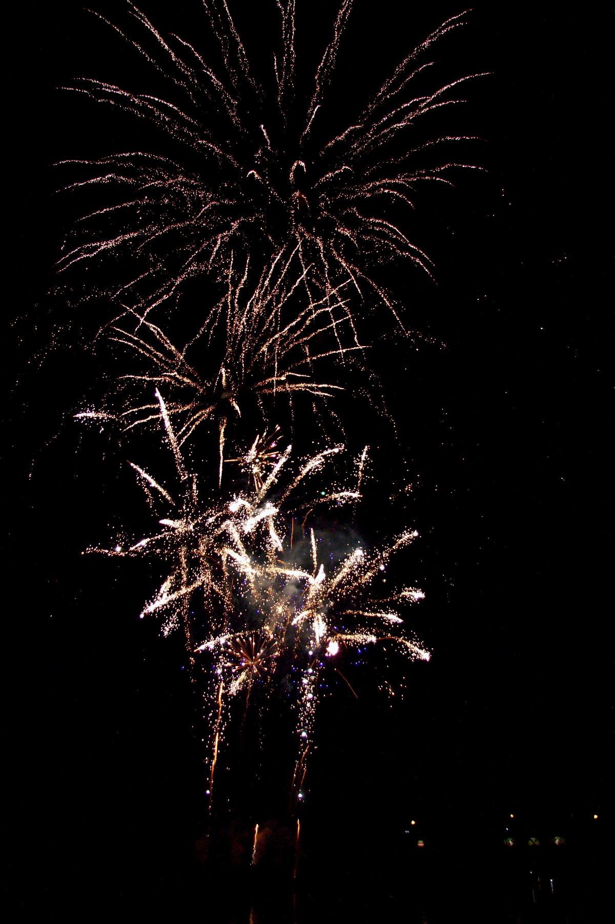 Absicherung des Abschlussfeuerwerkes der Lohrer Spessartfestwoche