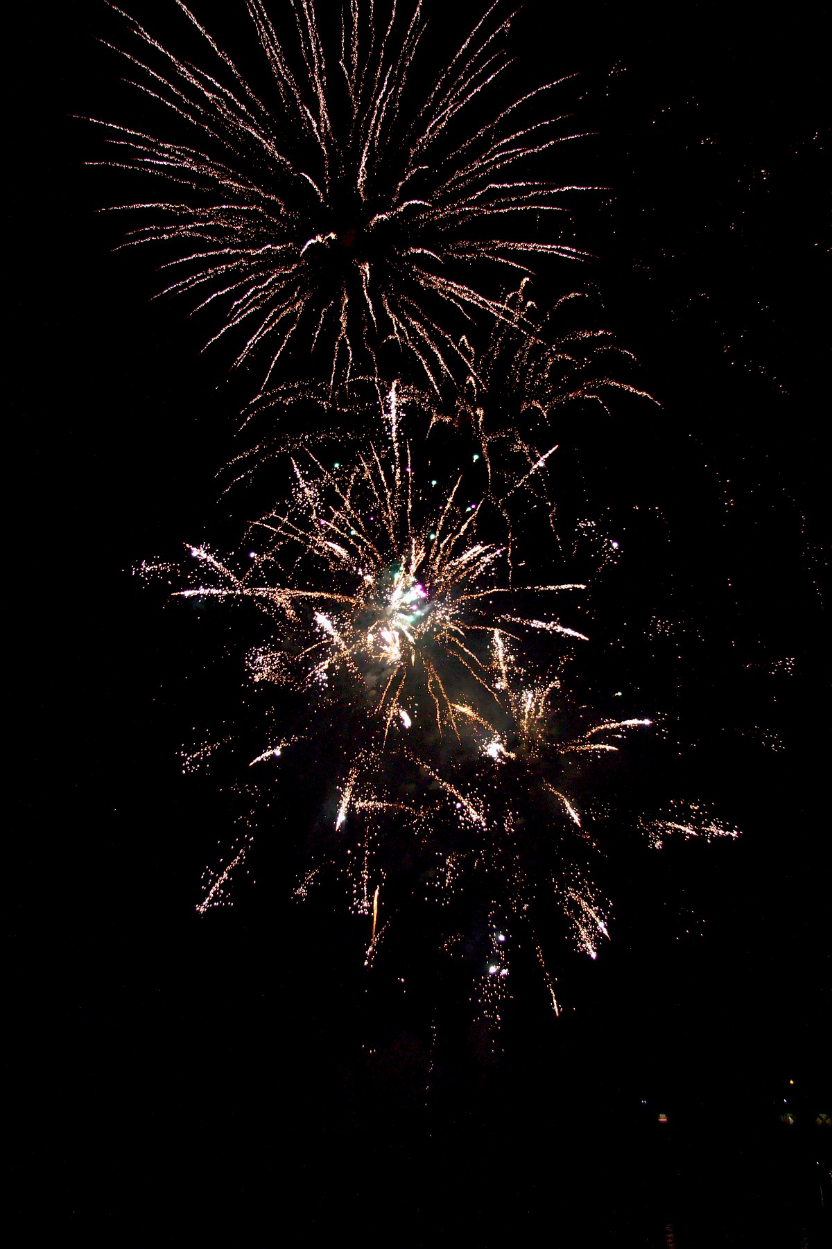 Absicherung des Abschlussfeuerwerkes der Lohrer Spessartfestwoche