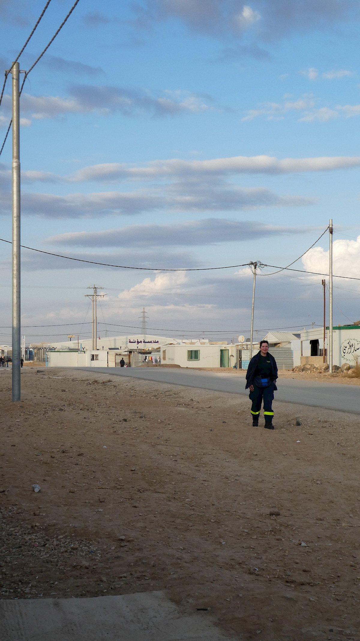 Lohrer THW Helferin Kathrin Hock unterstützt THW Grundausbildung für syrische Flüchtlinge in Jordanien