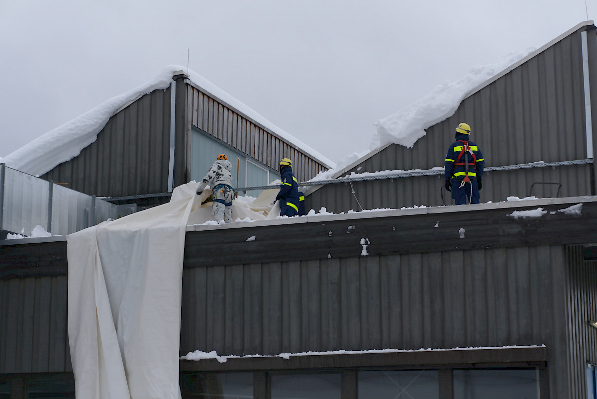 Schnee-Einsatz in Südbayern