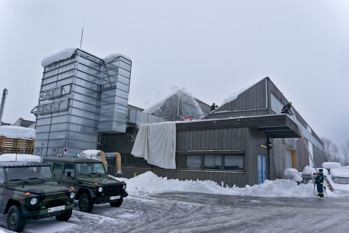 Schnee-Einsatz in Südbayern