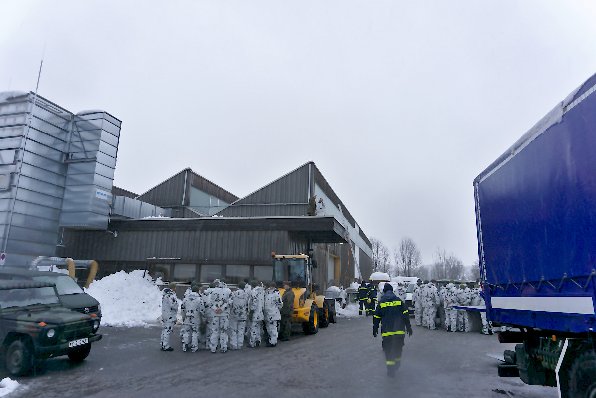 Schnee-Einsatz in Südbayern