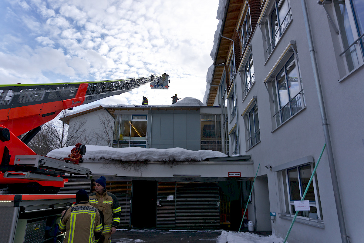 Schnee-Einsatz in Südbayern