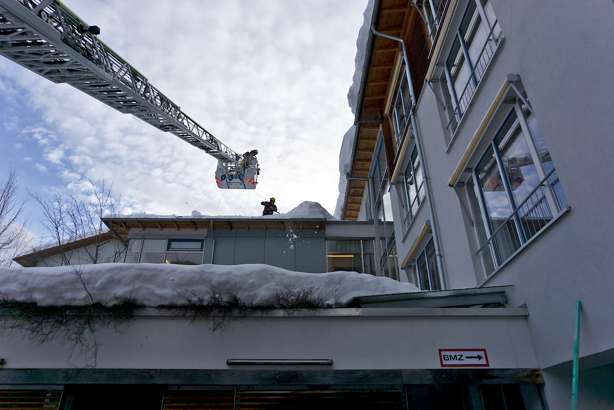 Schnee-Einsatz in Südbayern