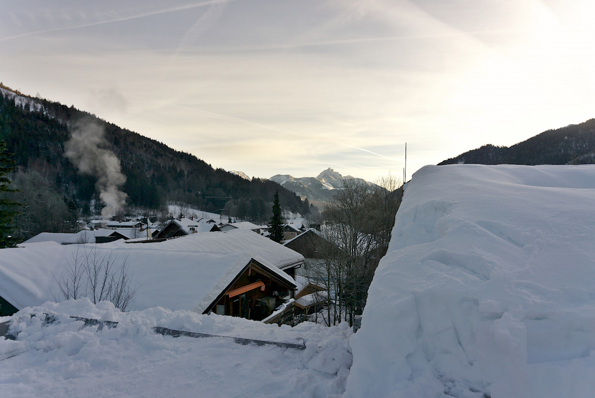 Schnee-Einsatz in Südbayern
