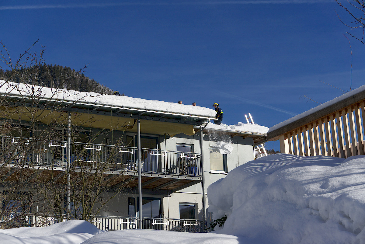 Schnee-Einsatz in Südbayern