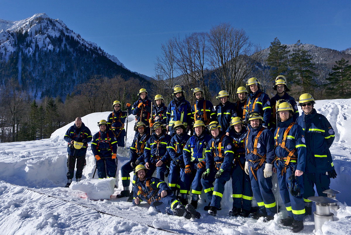 Schnee-Einsatz in Südbayern