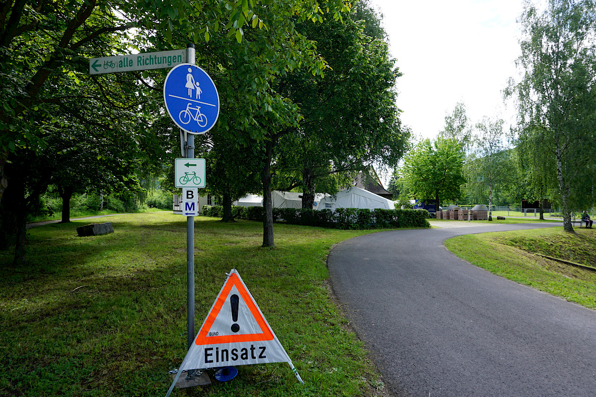 Volle Kraft voraus bei der Mehrtagesübung des THW Lohr