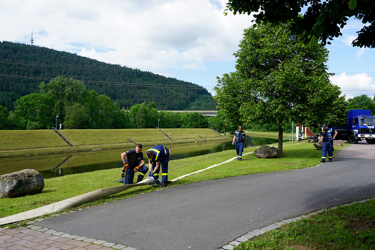 Volle Kraft voraus bei der Mehrtagesübung des THW Lohr