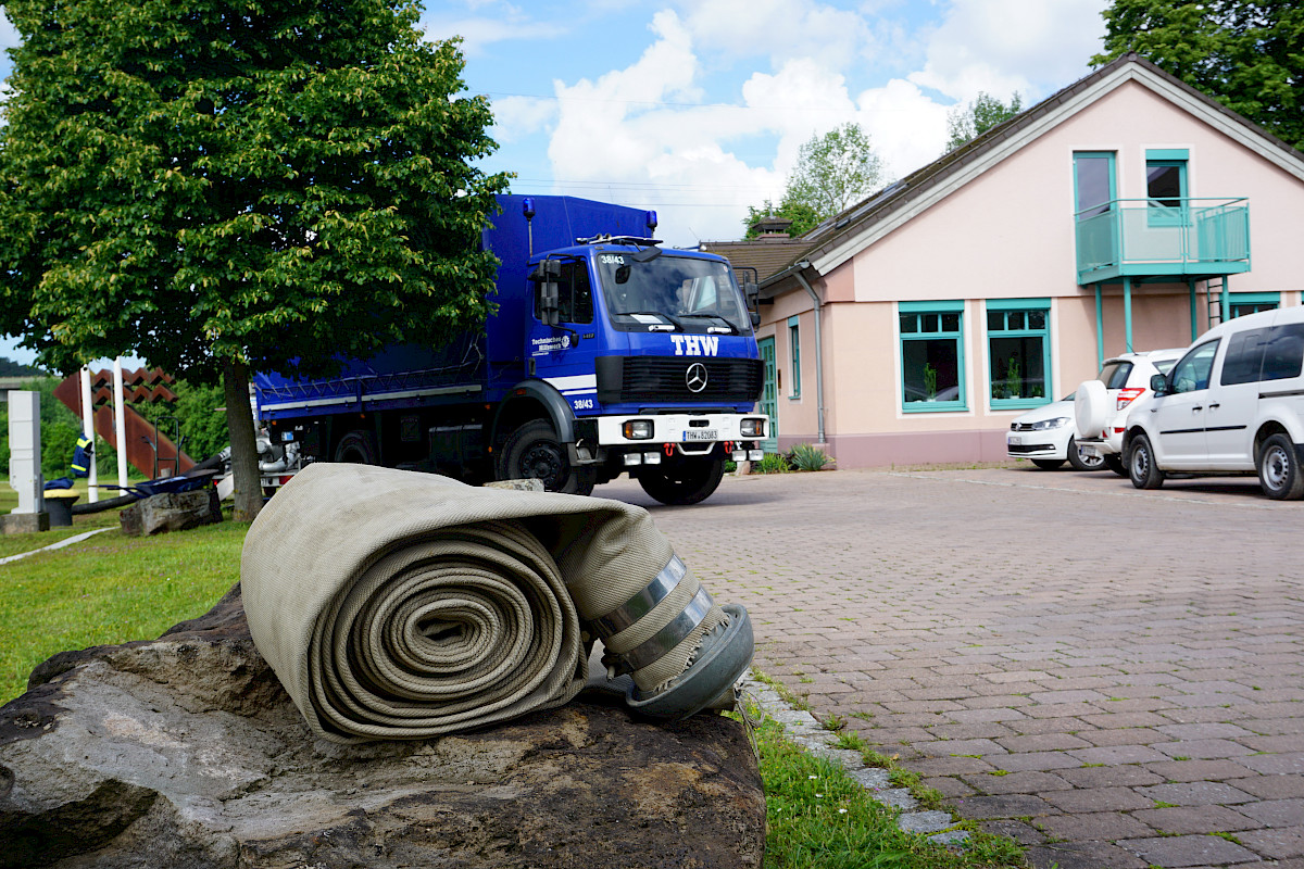 Volle Kraft voraus bei der Mehrtagesübung des THW Lohr