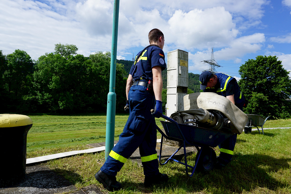 Volle Kraft voraus bei der Mehrtagesübung des THW Lohr