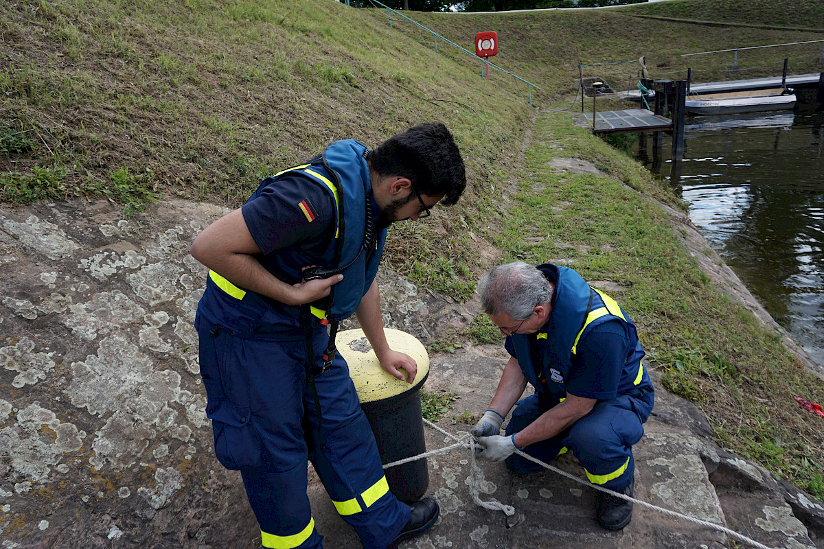 Volle Kraft voraus bei der Mehrtagesübung des THW Lohr