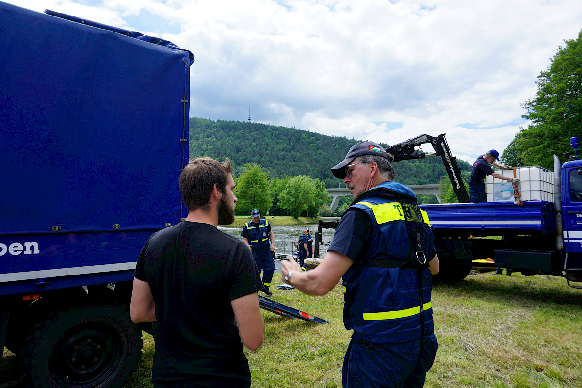 Volle Kraft voraus bei der Mehrtagesübung des THW Lohr