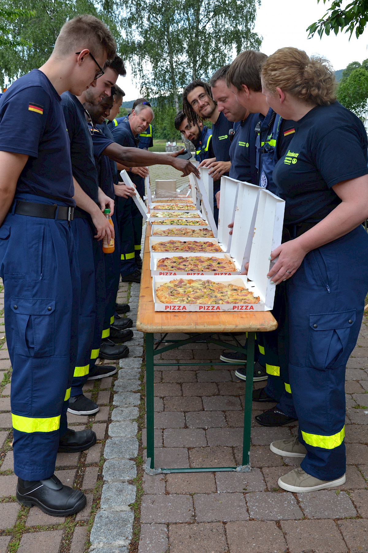 Volle Kraft voraus bei der Mehrtagesübung des THW Lohr