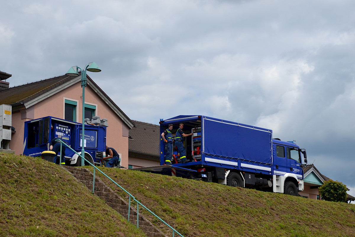 Volle Kraft voraus bei der Mehrtagesübung des THW Lohr